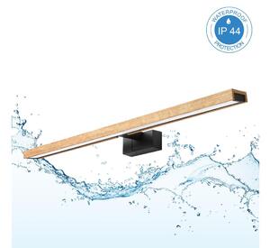 Brilagi - LED Koup osvět zrcadla 3v1 WOODY MIRROR LED/15W/230V IP44 černá/dub