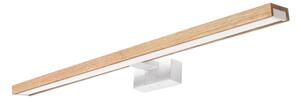 Brilagi - LED Koup osvět zrcadla 3v1 WOODY MIRROR LED/15W/230V IP44 bílá/dub