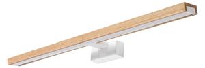 Brilagi - LED Koup osvět zrcadla 3v1 WOODY MIRROR LED/15W/230V IP44 bílá/dub
