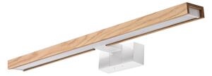 Brilagi - LED Koup osvět zrcadla 3v1 WOODY MIRROR LED/12W/230V IP44 bílá/dub