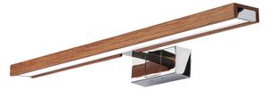 BRILAGI-LED Koup osvět zrcad 3v1 WOODY MIRROR LED/12W/230V IP44 chrom/dub třešeň