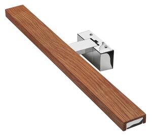 BRILAGI-LED Koup osvět zrcad 3v1 WOODY MIRROR LED/12W/230V IP44 chrom/dub třešeň