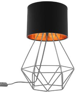 Stolní lampa SHADE, 1x textilní stínítko (výběr ze 4 barev), (výběr ze 3 barev konstrukce), G