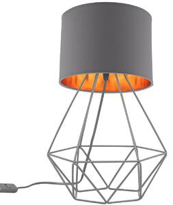 Stolní lampa SHADE, 1x textilní stínítko (výběr ze 4 barev), (výběr ze 3 barev konstrukce), G