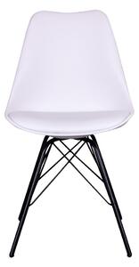 Bílá Jídelní židle Oslo 55 × 48 × 86 cm HOUSE NORDIC