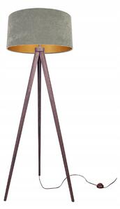 Podlahová lampa MEDIOLAN, 1x textilní stínítko (výběr z 10 barev), (výběr ze 6 barev konstrukce), G