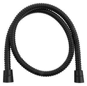 Matně černá sprchová hadice z nerezové oceli Powerflex – Sapho