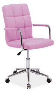 Signal Kancelářská židle Q-022 Růžová