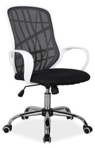 Signal Kancelářská židle Dexter Černá/Bílá