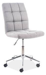 Kancelářská židle Q-020 sivý materiál