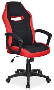 Kancelářská židle CAMARO černá/červená