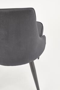 Židle Loyd Velvet šedá