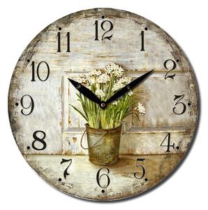 Nástěnné hodiny Narcissus 15 cm (ISABELLE ROSE)