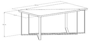 Majstrštych Konferenční stůl Šoupálek - designový industriální stůl