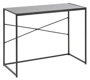 ACTONA Kancelářský stůl Seaford černá 75 × 100 × 45 cm