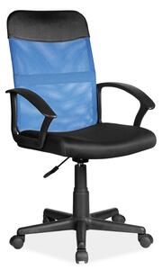 Kancelářská židle Q-702 modrá/černá