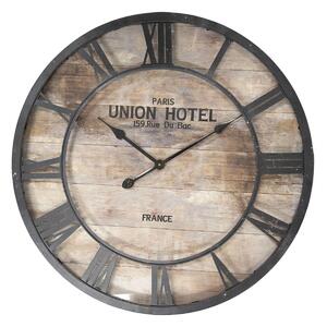 Nástěnné hodiny UNION HOTEL 68 cm (Clayre & Eef)