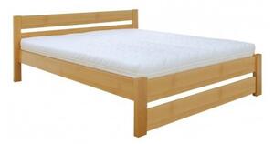 Manželská postel - masiv LK190 | 140cm buk - moření olše|výprodej