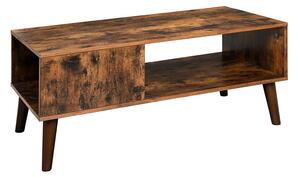 Dřevěný konferenční stolek VASAGLE 45 × 100 × 50 cm