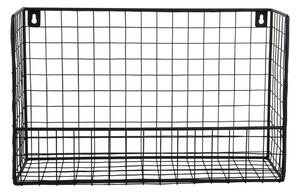 Černá ocelová police 40 cm Reja – PT LIVING