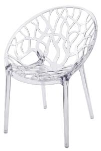 TENTino Designová židle CRYSTAL TRANSPARENT