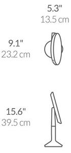 Kosmetické zvětšovací zrcadlo s osvětlením (5x) ø 20 cm Sensor Trio – simplehuman