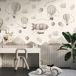 Fototapety Dětský akvarelový design s balónky, Fototapety dětské, w08765v1 : uwalls.cz