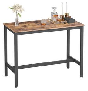 BAROVÝ STŮL, hnědá, černá, 120/60/90 cm Boxxx - Barové stoly, Online Only