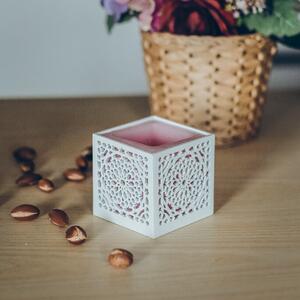 Smilargan Marocký držák na svíčku Casablanca - bílo-růžový