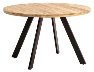 JÍDELNÍ STŮL, mangové dřevo, hnědá, 120/120/76 cm MID.YOU, Online Only