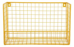 Žlutá ocelová police 40 cm Reja – PT LIVING