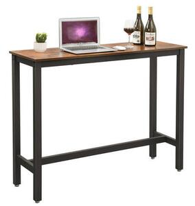 BAROVÝ STŮL, hnědá, černá, 120/40/100 cm Boxxx - Barové stoly, Online Only
