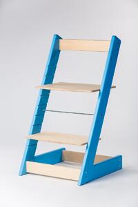 Lucas Wood Style rostoucí židle ALFA I - PRIME modrá/přírodní