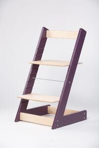 Lucas Wood Style rostoucí židle ALFA I - PRIME fialová/přírodní