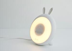 Rabbit & Friends Dětská lampička s budíkem barva: růžová + Slevový kód -10 %
