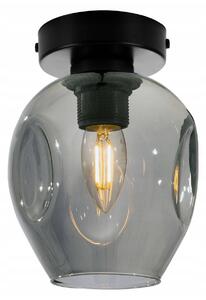 Stropní svítidlo PRAGA, 1x skleněné stínítko (výběr ze 3 barev)
