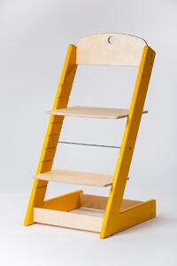 Lucas Wood Style rostoucí židle ALFA III - PRIME žlutá/přírodní