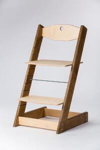 Lucas Wood Style rostoucí židle ALFA II - PRIME kaštan/přírodní