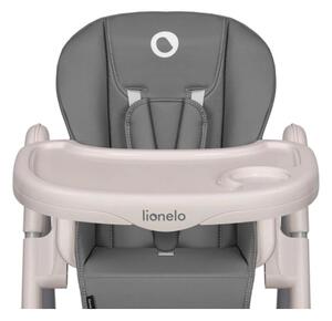 Lionelo - Dětská jídelní židle ZANNA šedá