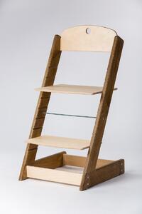 Lucas Wood Style rostoucí židle ALFA III - kaštan/přírodní