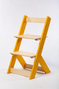Lucas Wood Style rostoucí židle OMEGA I žlutá/přírodní