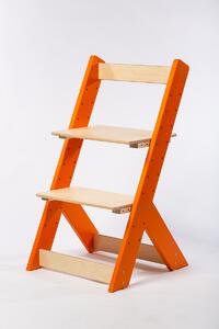 Lucas Wood Style rostoucí židle OMEGA I oranžová/přírodní