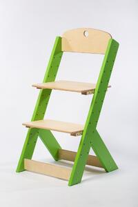 Lucas Wood Style rostoucí židle OMEGA III zelená/přírodní