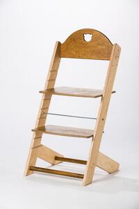 Lucas Wood Style rostoucí židle MIXLE - přírodní/kaštan rostoucí židle MIXLE: bez motivu