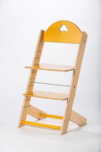 Lucas Wood Style rostoucí židle MIXLE - přírodní/dub rostoucí židle MIXLE: Autíčko