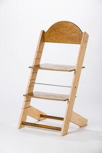 Lucas Wood Style rostoucí židle MIXLE - přírodní/kaštan rostoucí židle MIXLE: Autíčko