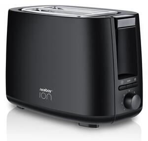 Niceboy ION Cruncher C1 - Topinkovač s dvěma otvory a rozpékačem 750W/230V černá