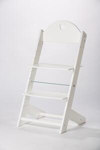 Lucas Wood Style rostoucí židle MIXLE - bílá/bílá rostoucí židle MIXLE: Autíčko