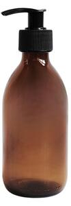 Dávkovač mýdla MONA 250 ml s černým vroubkovaným dávkovačem