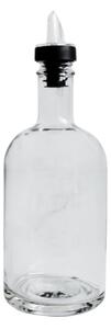 Skleněná láhev na olej 500 ml s čirou nálevkou APOLO